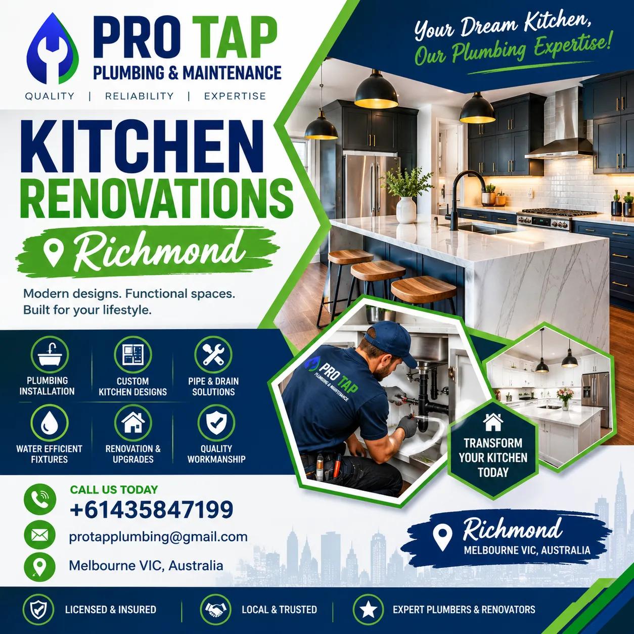 Kitchen Renovations Richmond: Plumbing Mistakes to Avoid